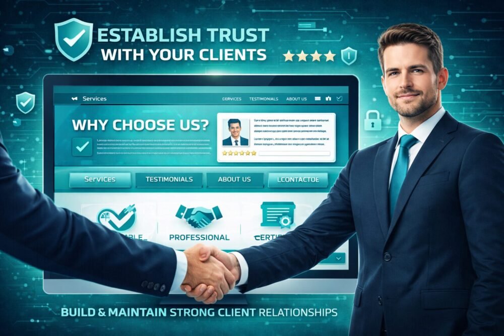 Why a website create business trust for your clients and visitors